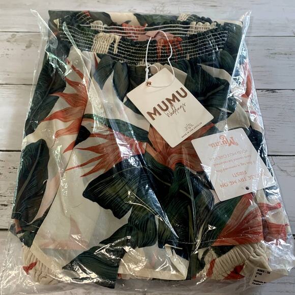 NWT Show Me Your Mumu Hacienda Maxi Dress in Paradise Found Chiffon - Picture 3 of 8